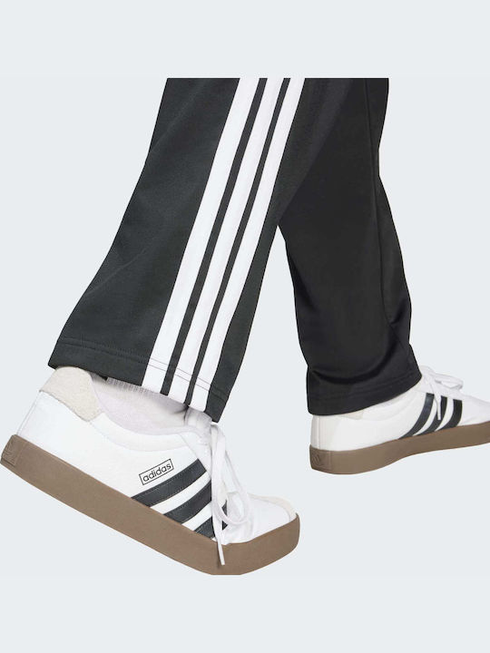 3-stripe Tricot Sweatpants Glossy without Elastic Black