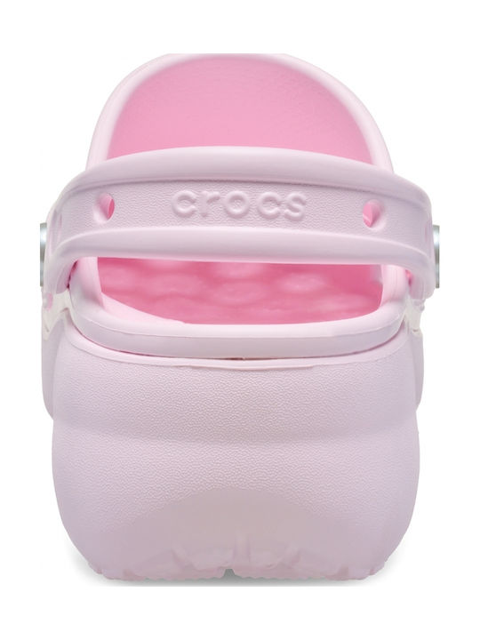 Crocs Classic Pearl Γυναικεία Σαμπό Ροζ