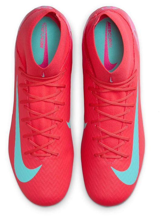 Nike Mercurial Superfly 10 Academy Football Shoes with Cleats Red