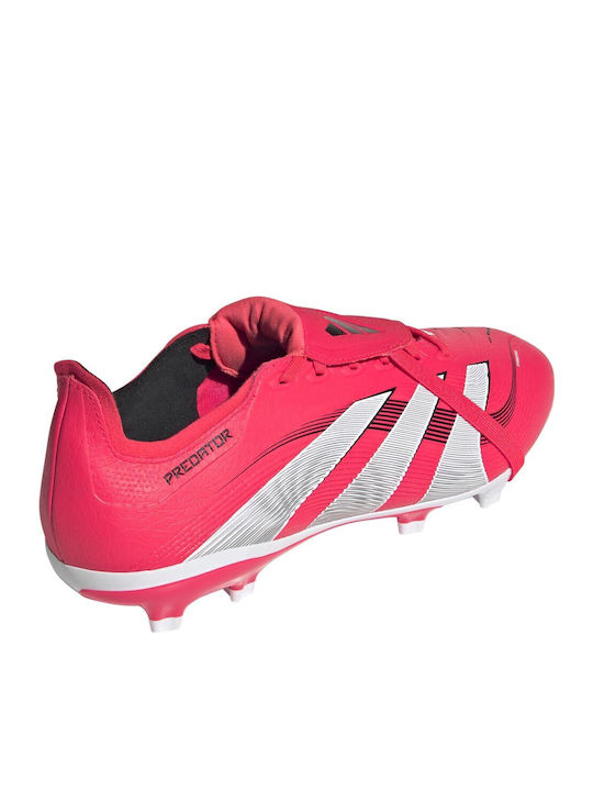 adidas Predator League Football Shoes with Cleats Red