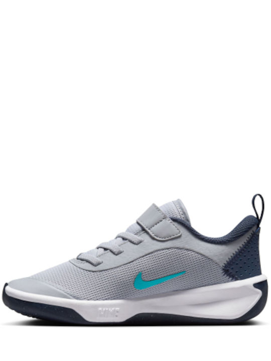 Omni Kids Sports Shoes Running with Hoop & Loop Closure Gray