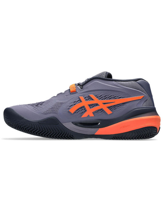 ASICS Gel-resolution X Men's Tennis Shoes for Clay Courts Purple