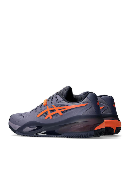 ASICS Gel-resolution X Men's Tennis Shoes for Clay Courts Purple