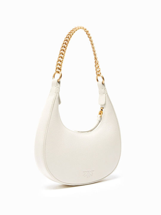 Pinko Leather Women's Bag Shoulder White