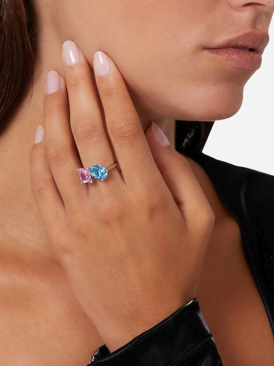 Chiara Ferragni Ring with Zircon Gold Plated