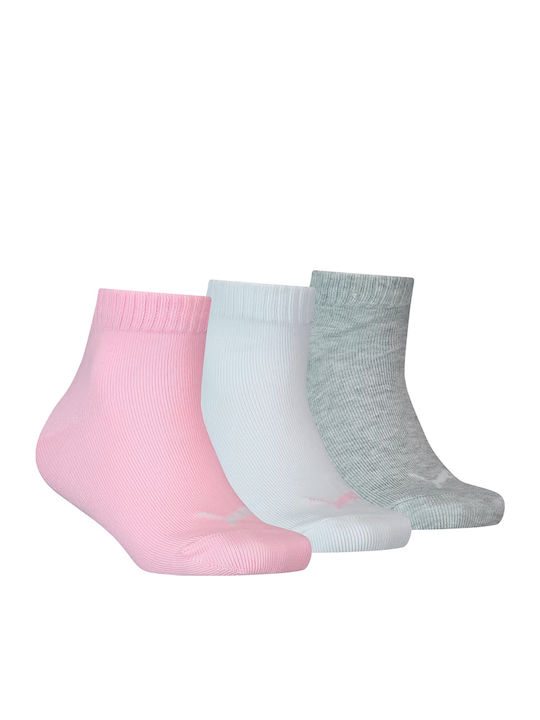 PUMA Kids' Socks Quarter Multicolored 3 Pairs