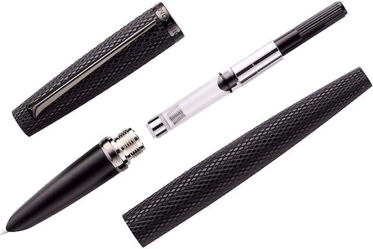 Stilou Diplomat Viper Black Guilloche
