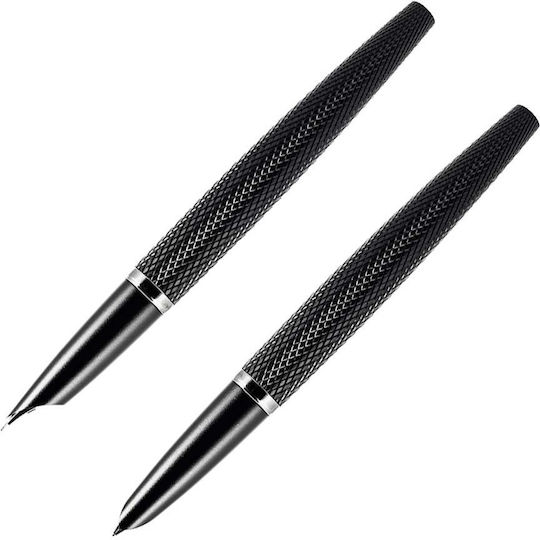 Stilou Diplomat Viper Black Guilloche