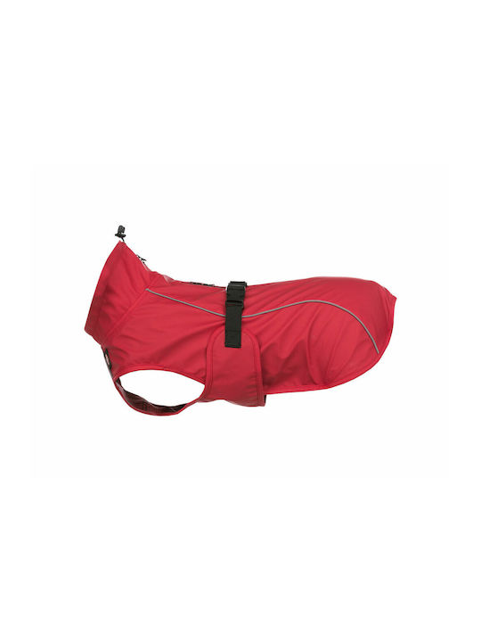 Trixie Vimy Red Waterproof Dog Coat XSmall with 30cm Back Length
