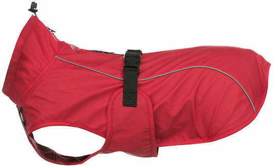 Trixie Vimy Hundemantel Wasserdicht Rot XSklein mit Rückenlänge 30 cm.
