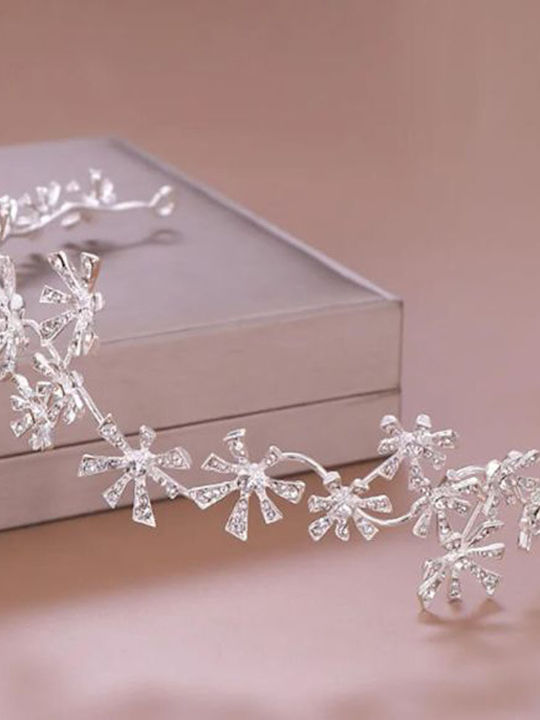 Beautiful Crystal Bridal Hair Decoration Silver Aneta Dimensions Length 38cm Width 6cm