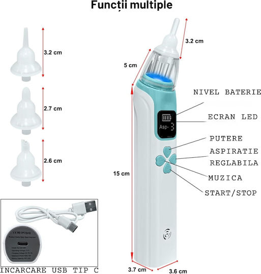Electric Nasal Aspirator for Infants and Children