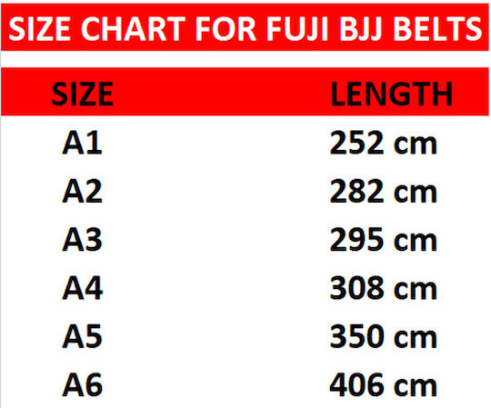 Fuji Jiu-Jitsu Belt Black/Red