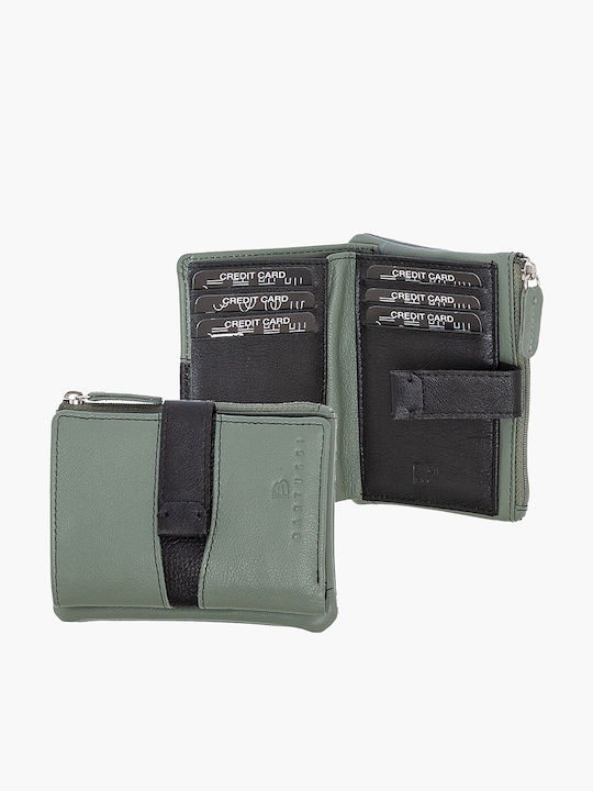 Leather Women's Wallet Classic Green