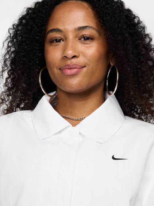 Women's Short Sports Jacket for Winter White