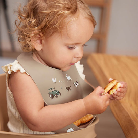 Filibabba Waterproof Bib Silicone with Button