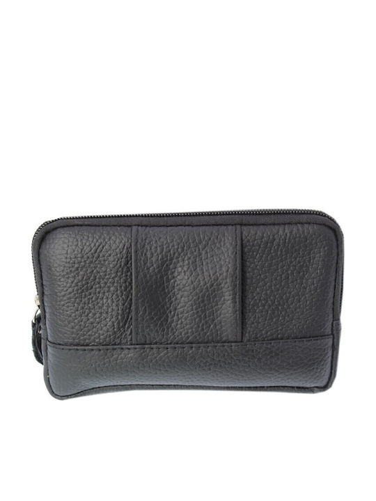 Leder Herrentasche Handtasche Schwarz