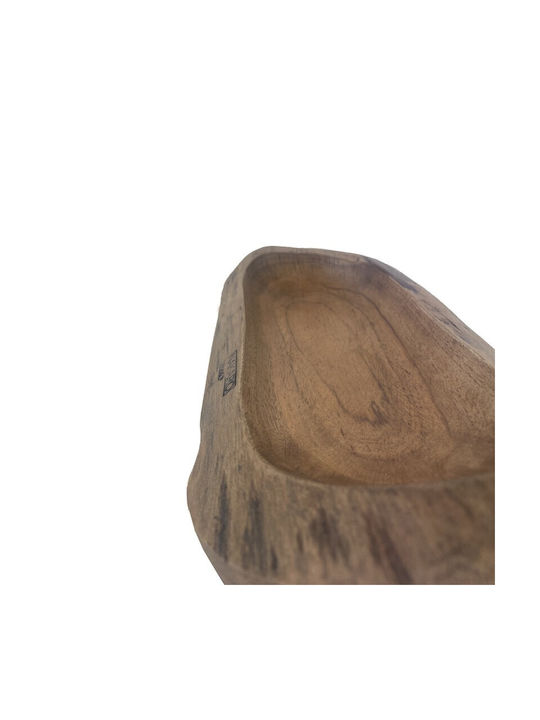 Nakaro Wood Купа за сервиране Кръгла Дърво с диаметър 50бр