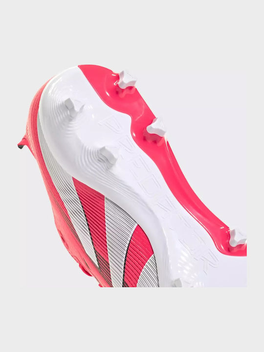 adidas Predator League Fußballschuhe mit Stollen Weiß