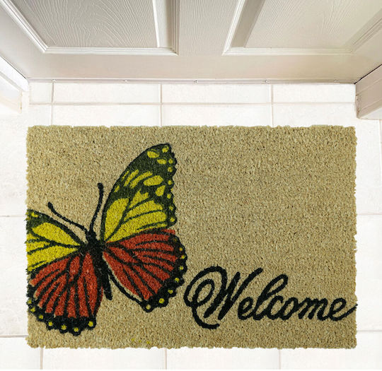 Πατακι Εισοδου Κοκοφοινικα Butterflywelcome Sl8624 40x60 San Lorentzo 8624