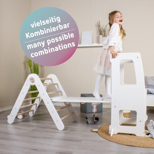 Babybay Τσουλήθρα Σκάλα Αναρίχησης Littlefoot Natural
