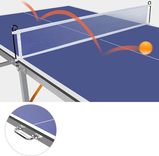 Πτυσσόμενo Τραπέζι Ping Pong Εσωτερικού Χώρου