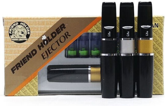 Friend Holder Тръба За Цигари Ejector 8mm Сребрист