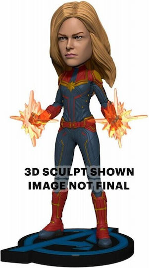 Avengers Endgame Head Knocker Bobble-head Captain Marvel 20 Cm