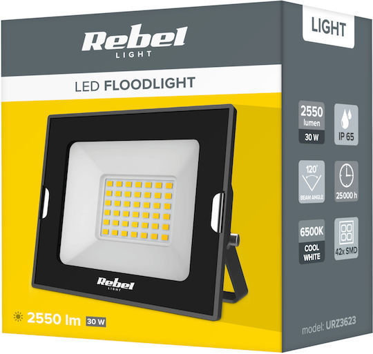 Wasserdicht LED Flutlicht 30W Kaltweiß 6500K IP65