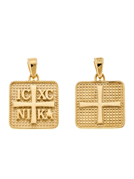 Anhänger Kinder Amulett Konstantinato aus Gold 14K 33839