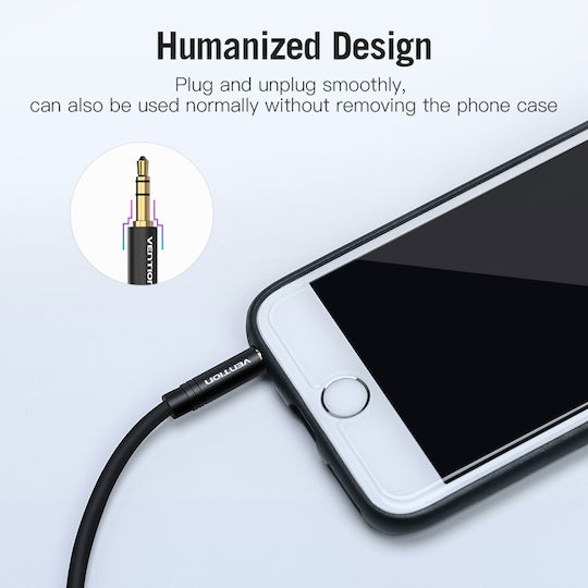 Vention 3.5mm Male To 2.5mm Male Audio Cable Black 3m BALBI