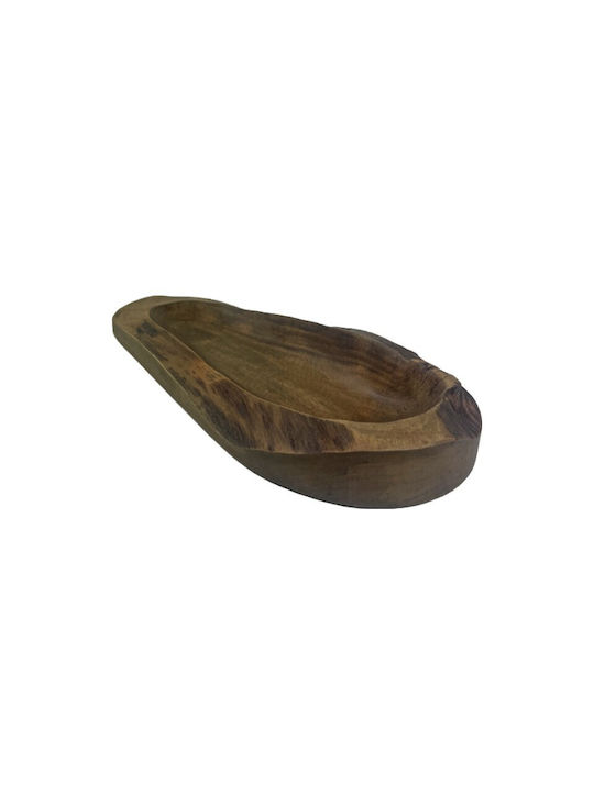 Nakaro Wood Πλατώ Σερβιρίσματος Ξύλινο 40x22εκ.