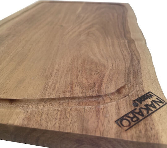 Nakaro Wood Wooden Serving Platter 42x25cm
