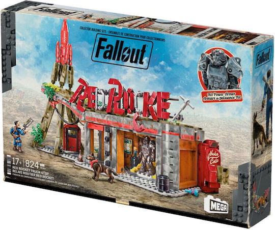 Mega Bloks Блокчета Mega Construction Set - Red Rocket Truck Stop 824бр