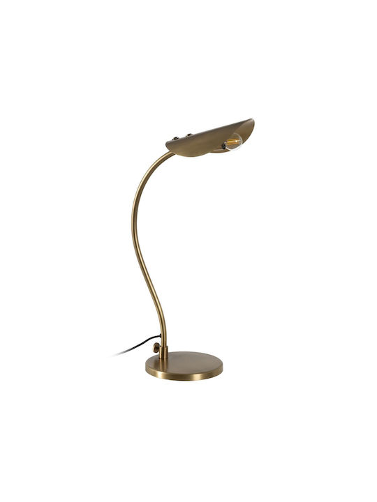 Tabletop Office Lamp in Gold Color