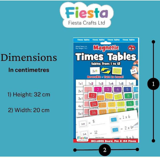 Fiesta Crafts Joc Educațional de Cunoștințe pentru 6-9 Ani