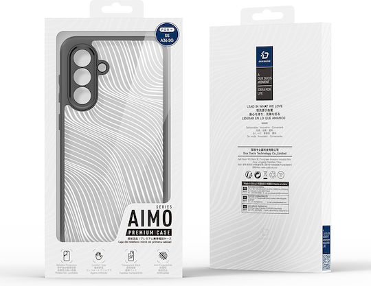 Dux Ducis Aimo Series Back Cover Silicone / Plastic Black (Samsung Galaxy A36 5G, Samsung Galaxy A56 5G)