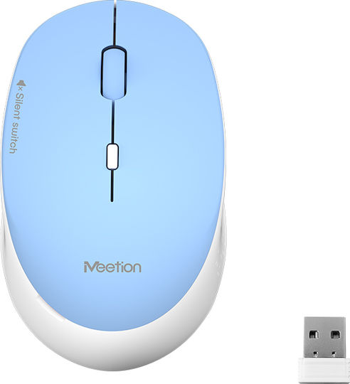 Meetion MT-R570 Wireless Ergonomic Mouse Blue