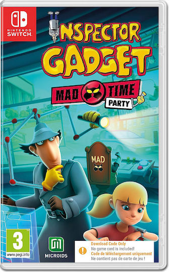 Inspector Gadget: Mad Time Party (Code In A Box) Switch Game