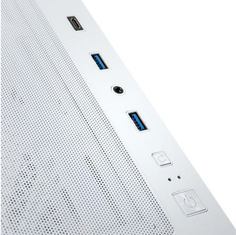 Raijintek Ponos Ultra MS4 Gaming Midi Tower Κουτί Υπολογιστή με Πλαϊνό Παράθυρο και RGB Φωτισμό Λευκό