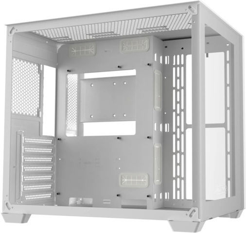 Raijintek Paean C7 Gaming Midi Tower Computer Case with Window Panel White