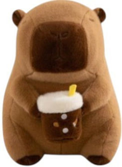 Λούτρινο Ζωάκι Καπιμπάρα Capybara Kαρύδα 45cm 1440-86255 Καφέ
