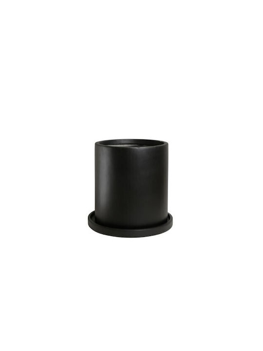Harmony Pot Ceramic Black 50x50x52cm.