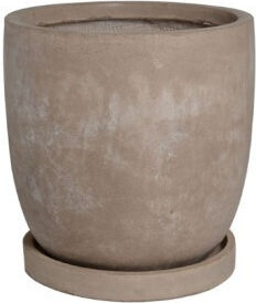 Harmony Γλάστρα Πήλινη Taupe 43x43x43εκ.