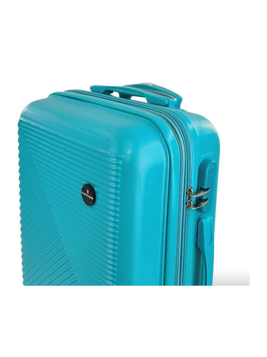 Playful Bags Travel Suitcases Hard Turquoise with 4 Wheels Set of 2pcs & Backpack