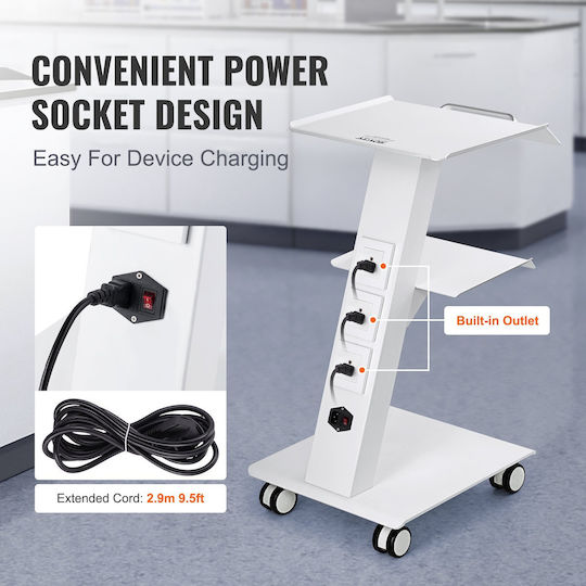 Vevor Vevor Mobile Nursing Table Adjustable Height
