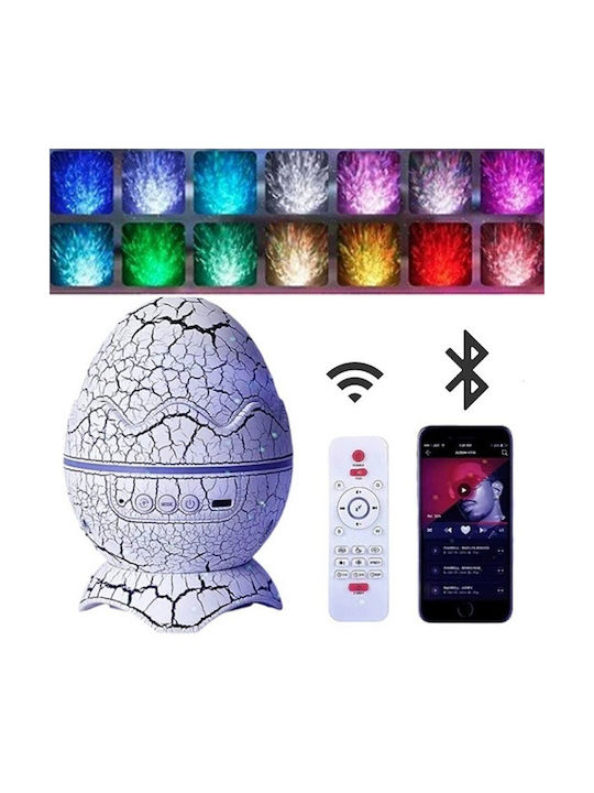 Bluetooth Lustră Decorativă Alb
