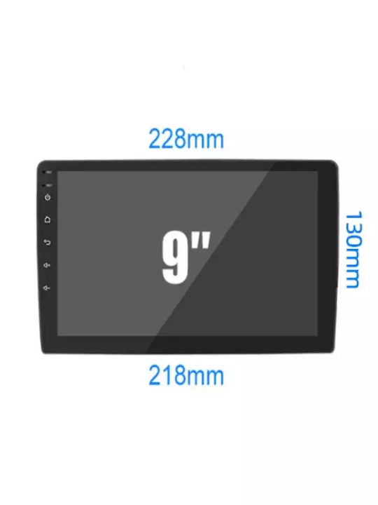 Car Audio System for Smart ForTwo 2007-2010 (Bluetooth/USB/WiFi/GPS/Apple-Carplay/Android-Auto) with Touch Screen 9"