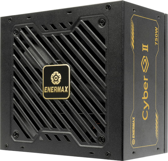 Enermax CyberG II 750W Black Computer Power Supply Full Wired 80 Plus Gold