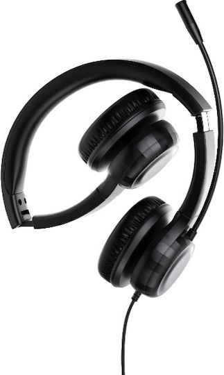 Acer On Ear Căști Multimedia cu microfon și conexiune Jack de 3,5 mm / USB-A GP.HDS11.02D